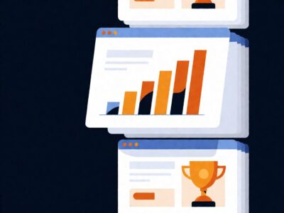 Website conversion lessons illustration
